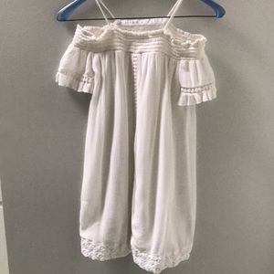 White off shoulder summer dress